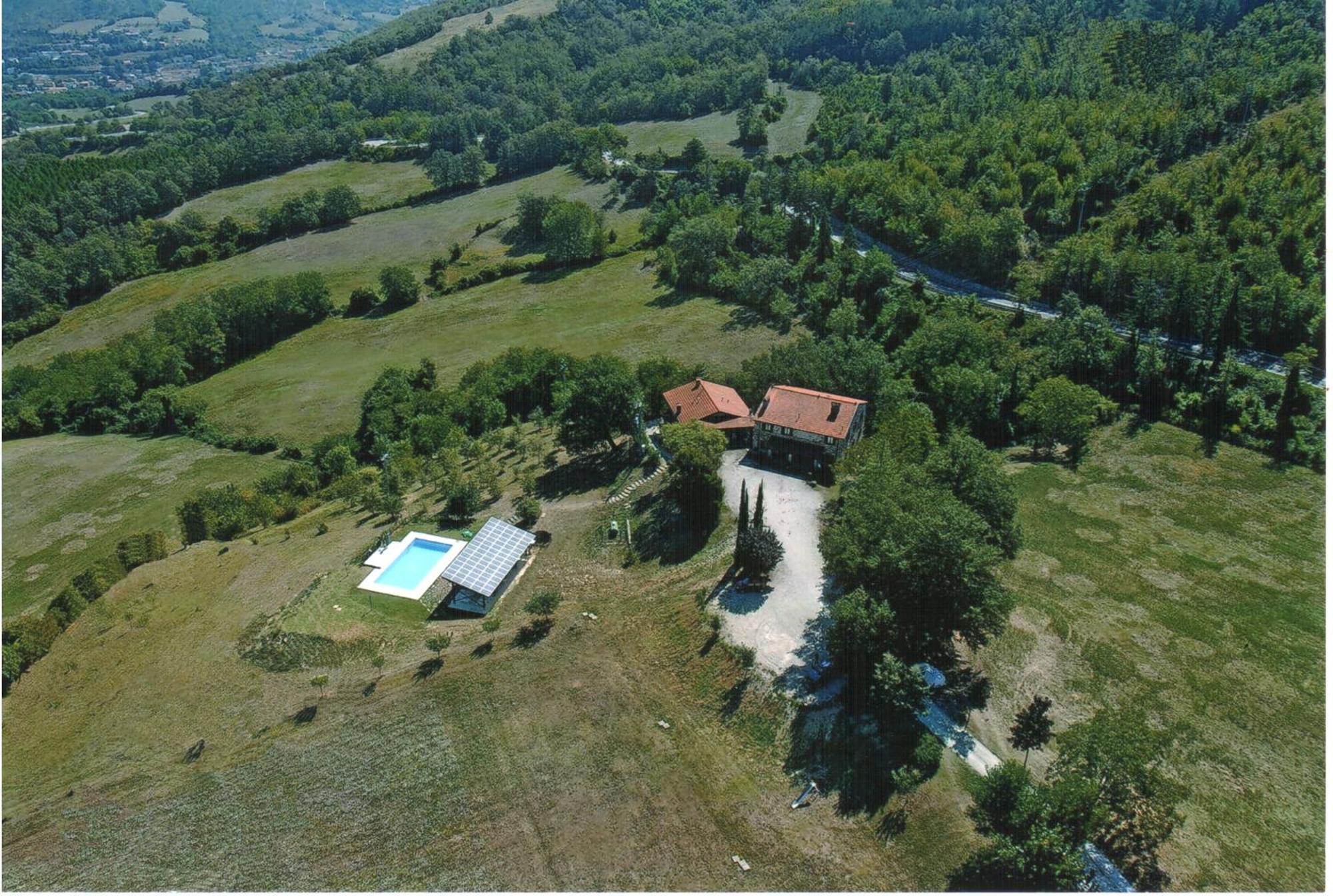 ピエーヴェ・サント・ステーファノ Agriturismo Fontandroneヴィラ エクステリア 写真